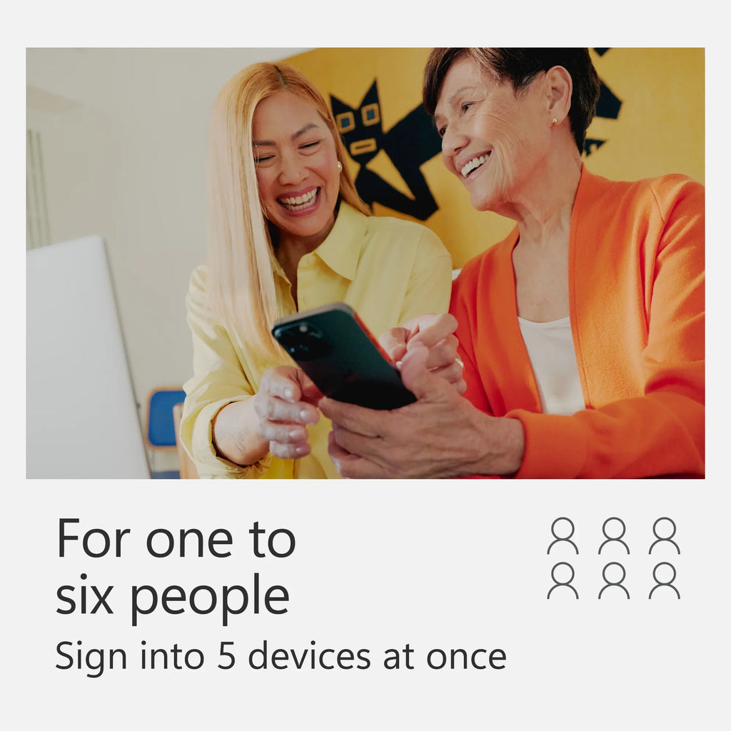 to 365 1TB 12-Month cloud people Family OneDrive | PC/Mac Premium Subscription, apps storage up Microsoft | | 6 Download Office |