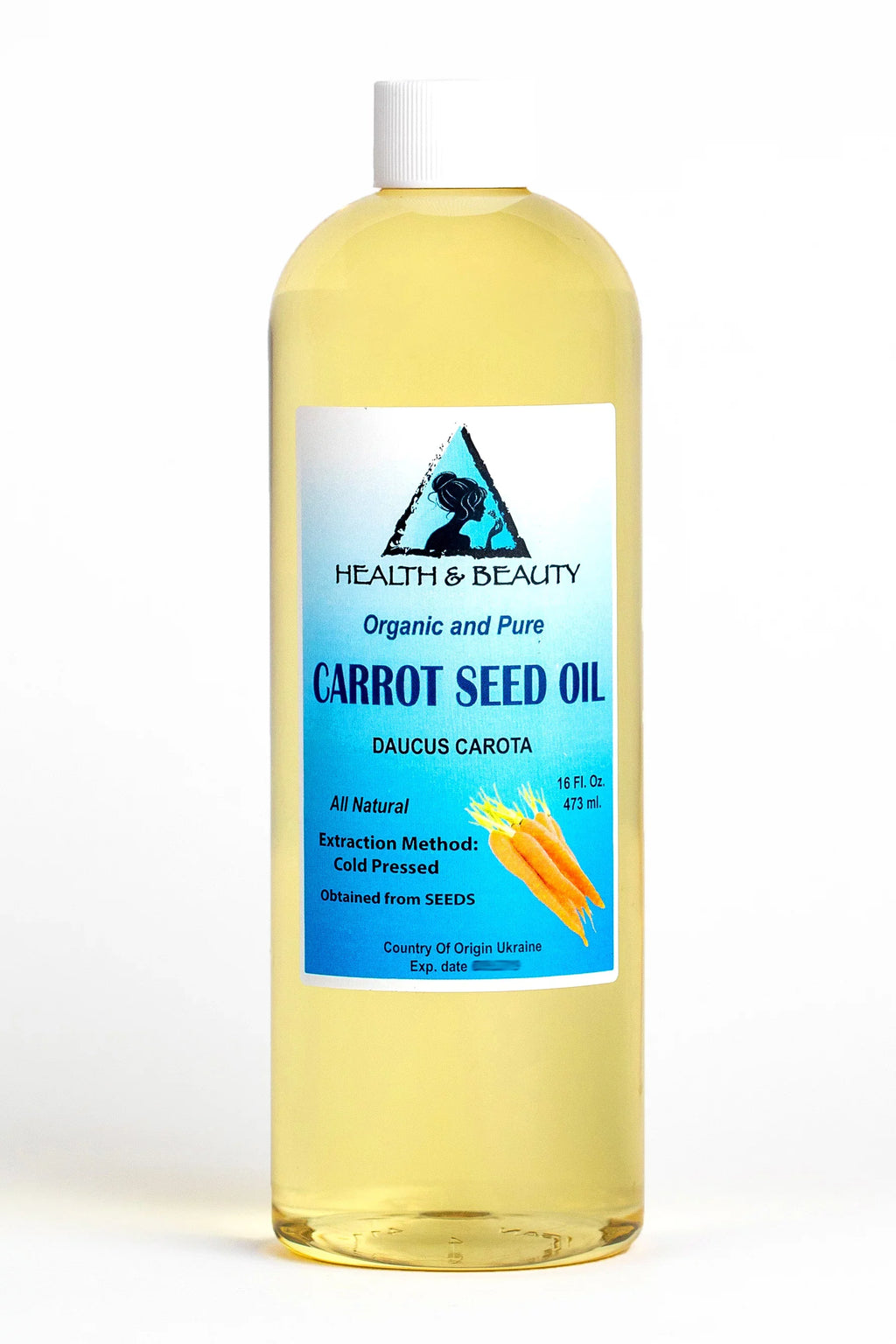 Organic Carrot 16 Cold Seed Carrier Pure Fresh Pressed 100% oz Premium Oil