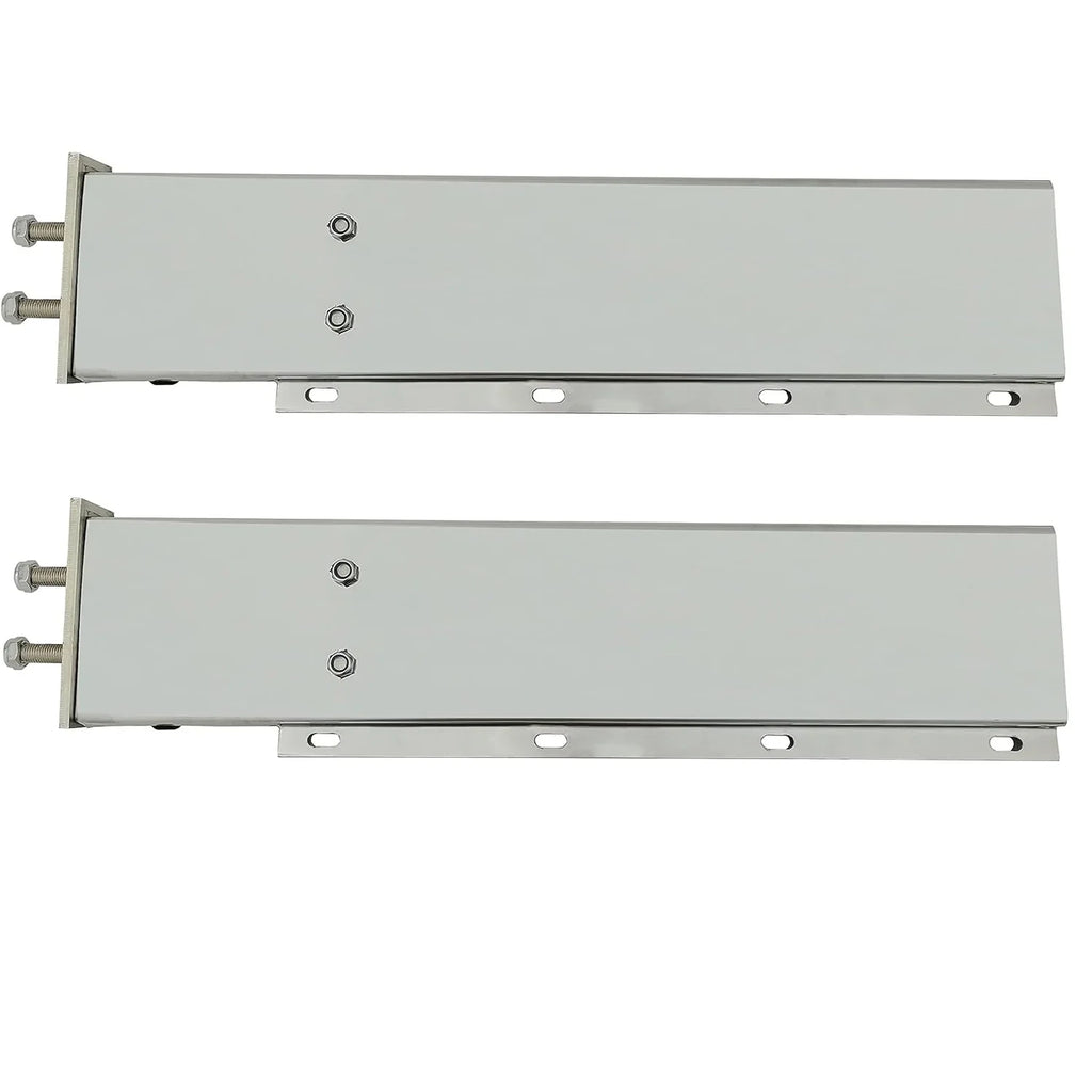 Length Straight for Semi Bracket Holder Loaded Stainless Set Bolt Steel Spacing POWERWORKS Hanger Flap Spring 2.5" Mud fit 30" Trucks Mudflap