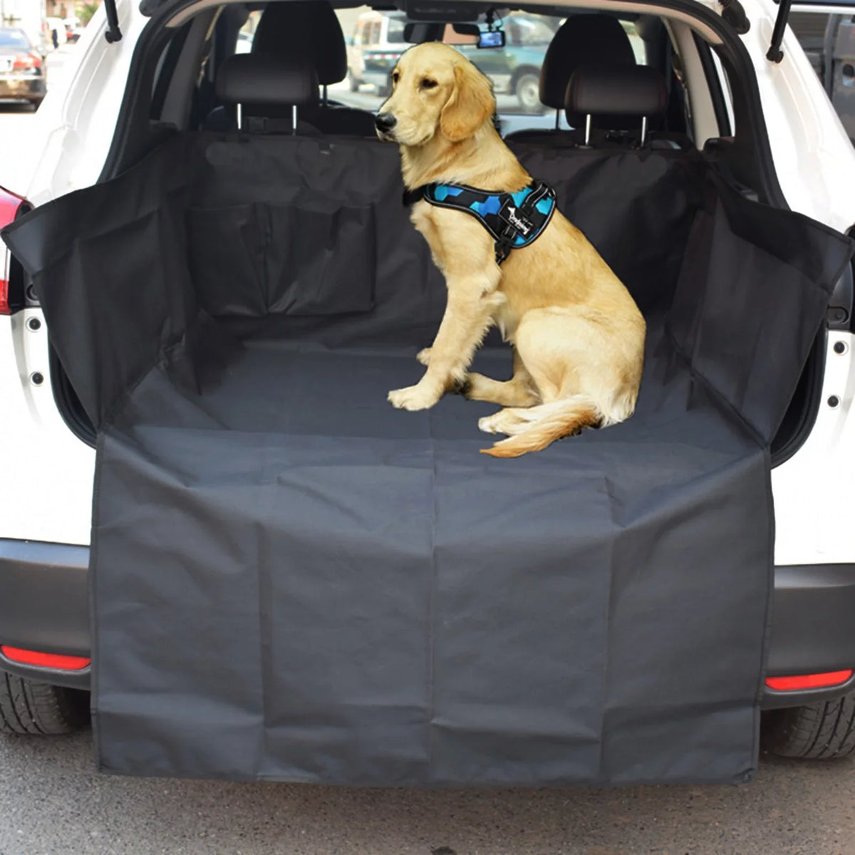 Mat Dog Thicker Trunk Pet Dirt-Proof Suv Trunk Bite Cloth Van Sedan Protective Organizer Car Oxford Cushion Mat Resistant Seat For Mat