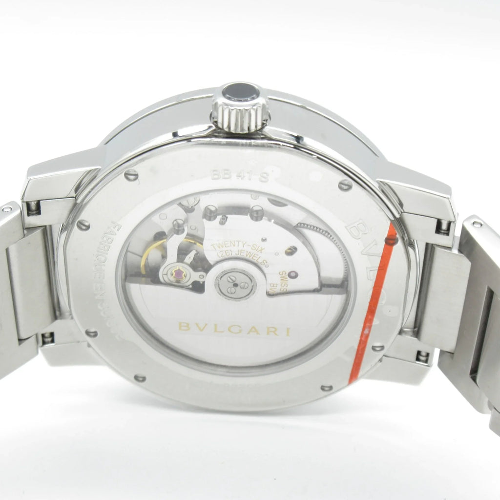 Steel Watch Stainless Pre-Owned BB41S BB41S White BVLGARI (Good) Bvlgari Watch Mechanical Automatic Watch Wrist Wrist Bvlgari
