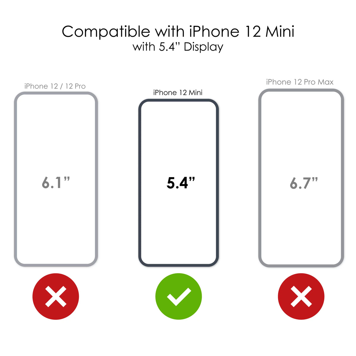 Tempered for Entrepreneur MINI 3 Screen Glass iPhone Bumper Hybrid 12 Shockproof Back commo Clear - Acrylic Protector DistinctInk (5.4" - Screen) Case CEO,000,000 TPU