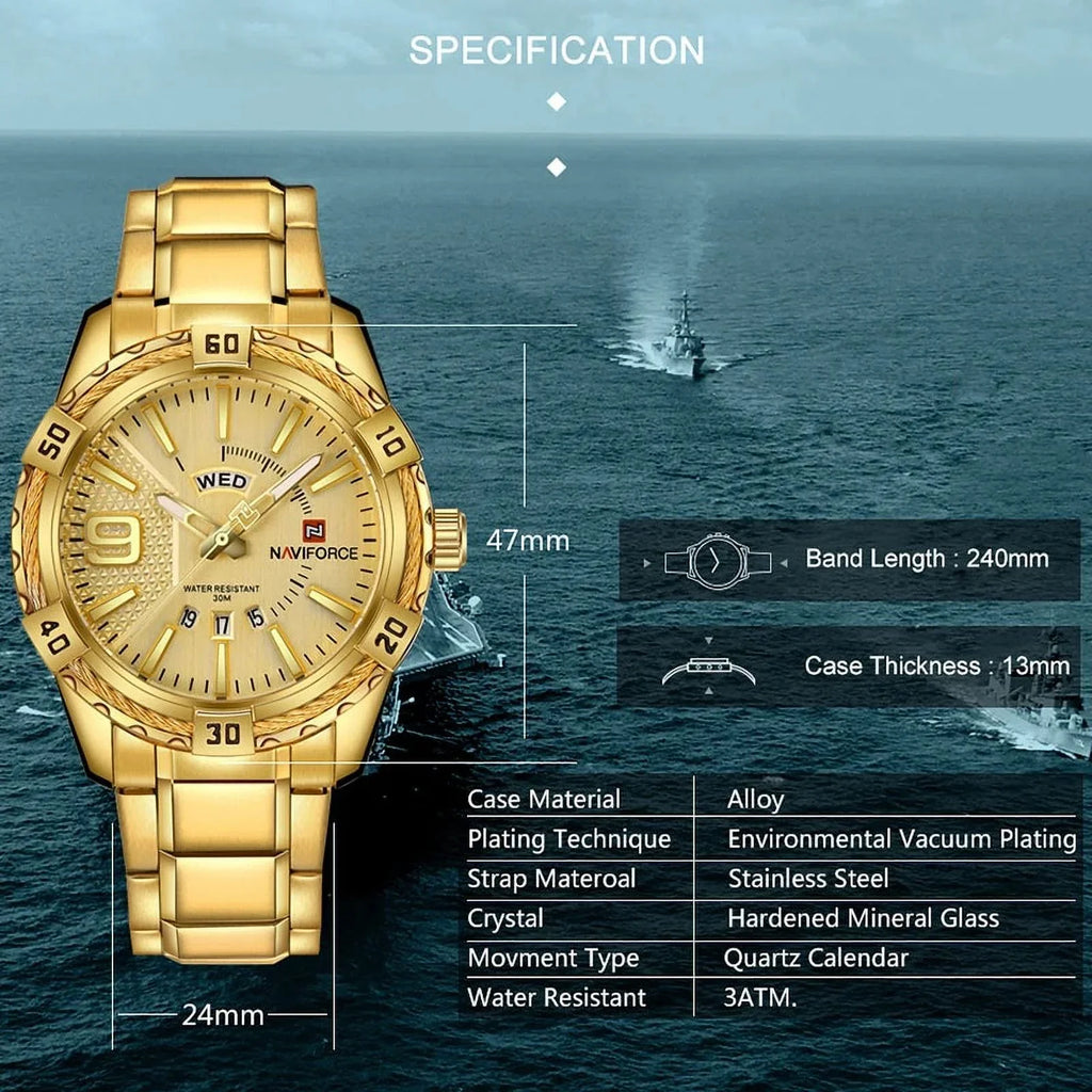 Watches Man Band Steel Men Business Quartz Classic Brand Waterproof BB Fashion WristWatch Original For Luxury Men's Clock