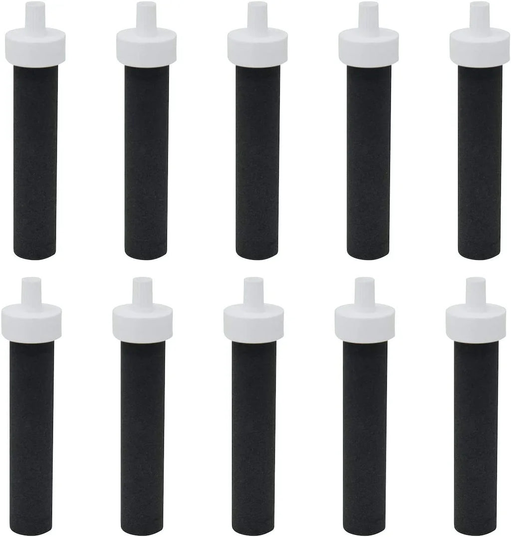 Sport Brita Bottles Hard-Sided Part Compatible Fette Compare Brita (Pack Filters liquid liquid BPA Bottles #BB06. of Bottles – Filters for & Sided to Filter 10) Replacement Free with –