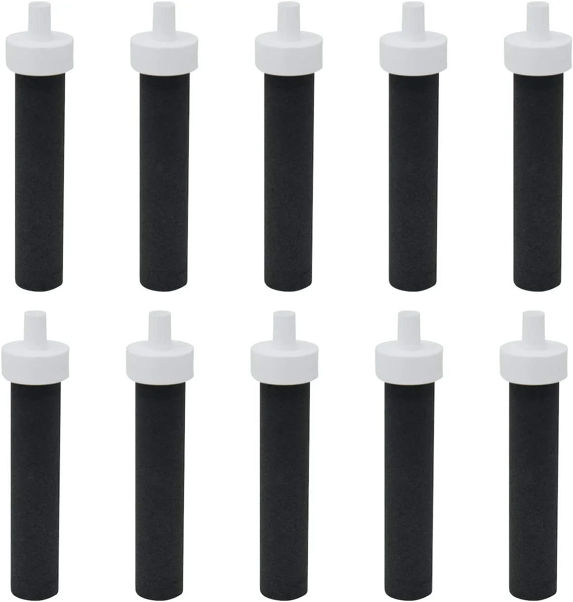 Sport Brita Bottles Hard-Sided Part Compatible Fette Compare Brita (Pack Filters liquid liquid BPA Bottles #BB06. of Bottles – Filters for & Sided to Filter 10) Replacement Free with –