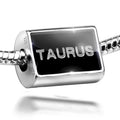 Cubes 925 on Charm Bead Neonblond Silver Clear Taurus Sterling Black Ice