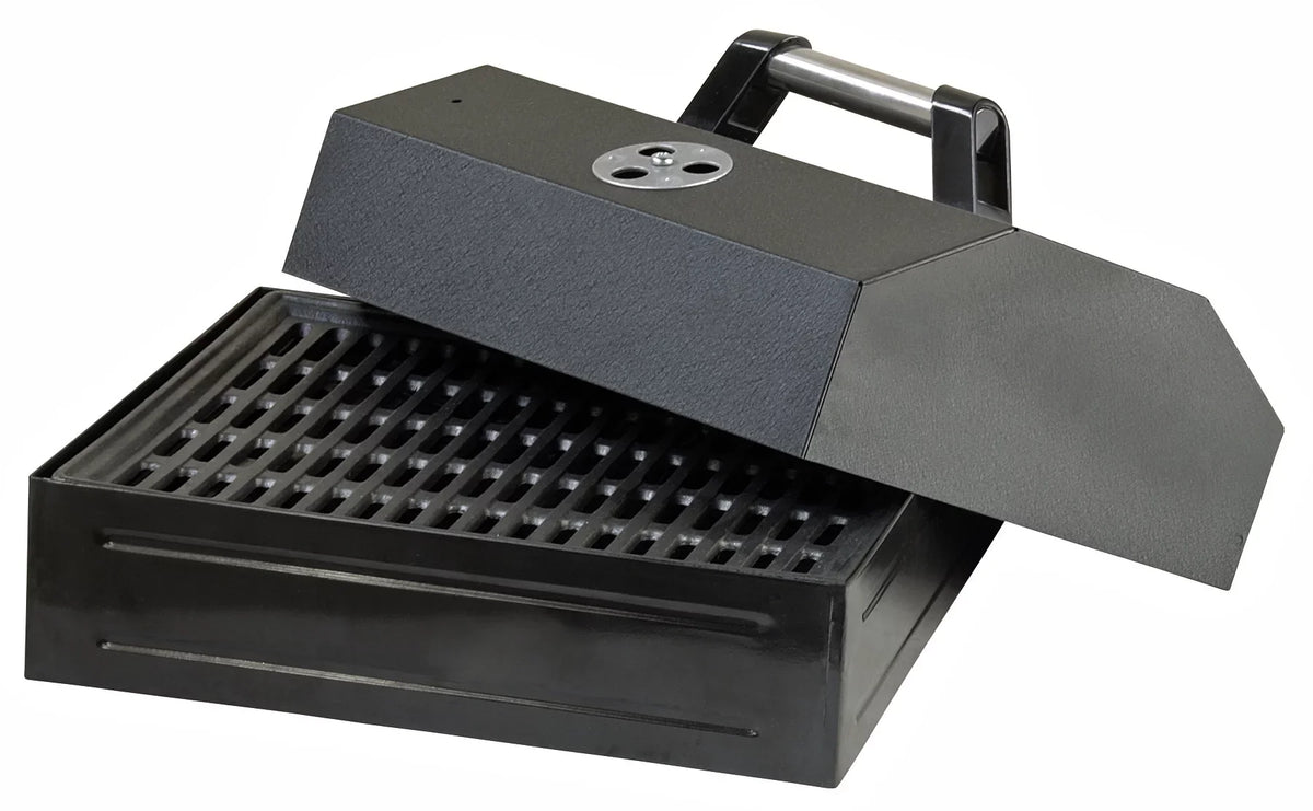 x Cast Lid, with True Box Chef Grill Grates Inch BB100L, Iron Grill Camp 16 BBQ 14 Seasoned