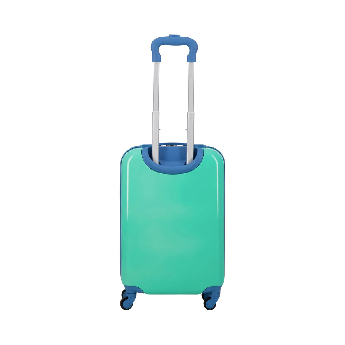 Suitcase Rolling Teal Spinner Hardshell Carry Wheels, 21 Inch Kids On with Minions Luggage,