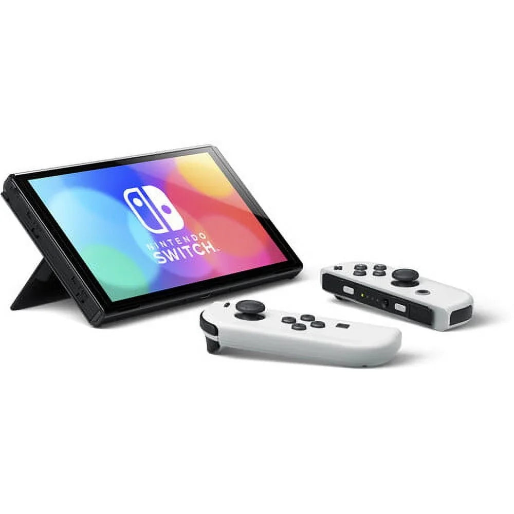White with OLED Sword, Pokemon Nintendo Card, 128GB Switch and More
