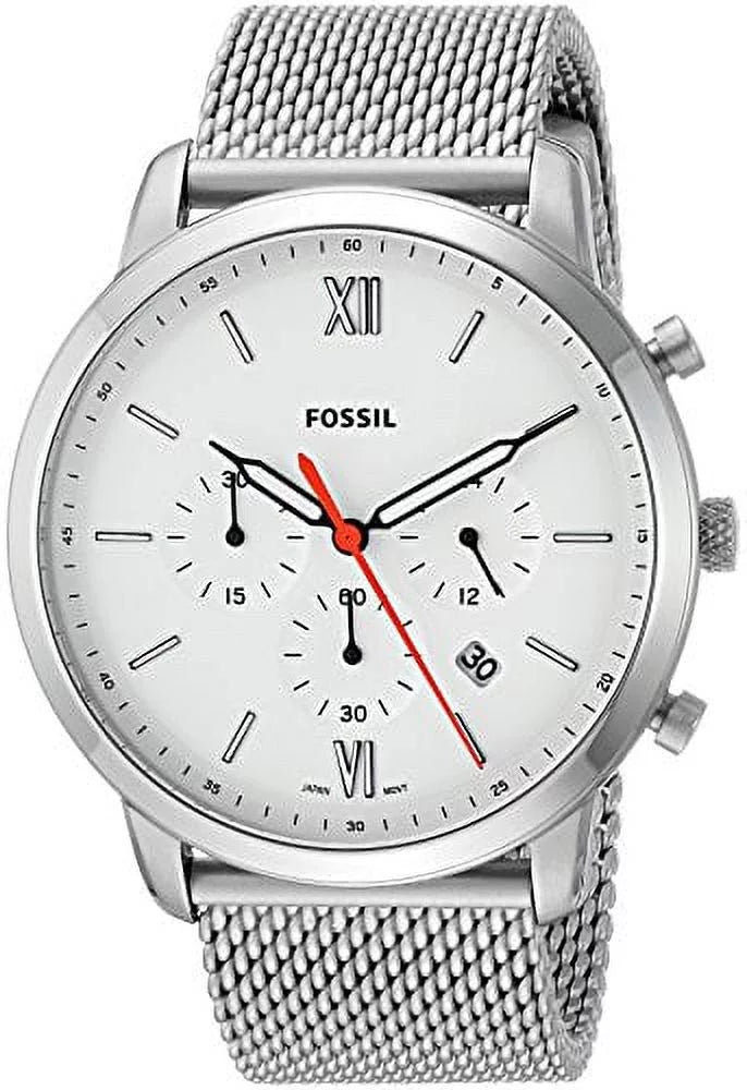 Steel (Model: Men's Chrono' Casual 'Neutra Watch, FS5382) Fossil Color:Silver-Toned Quartz Stainless