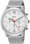 Steel (Model: Men's Chrono' Casual 'Neutra Watch, FS5382) Fossil Color:Silver-Toned Quartz Stainless