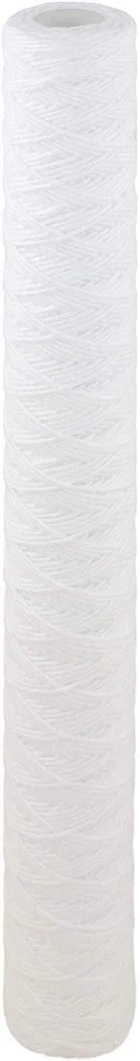 (Case Micron Polypropylene liquid Filter 20x2.5 20) SP-CW50-20 String-Wound SWC-25-2050 50 Cartridge of Sediment SpiroPure