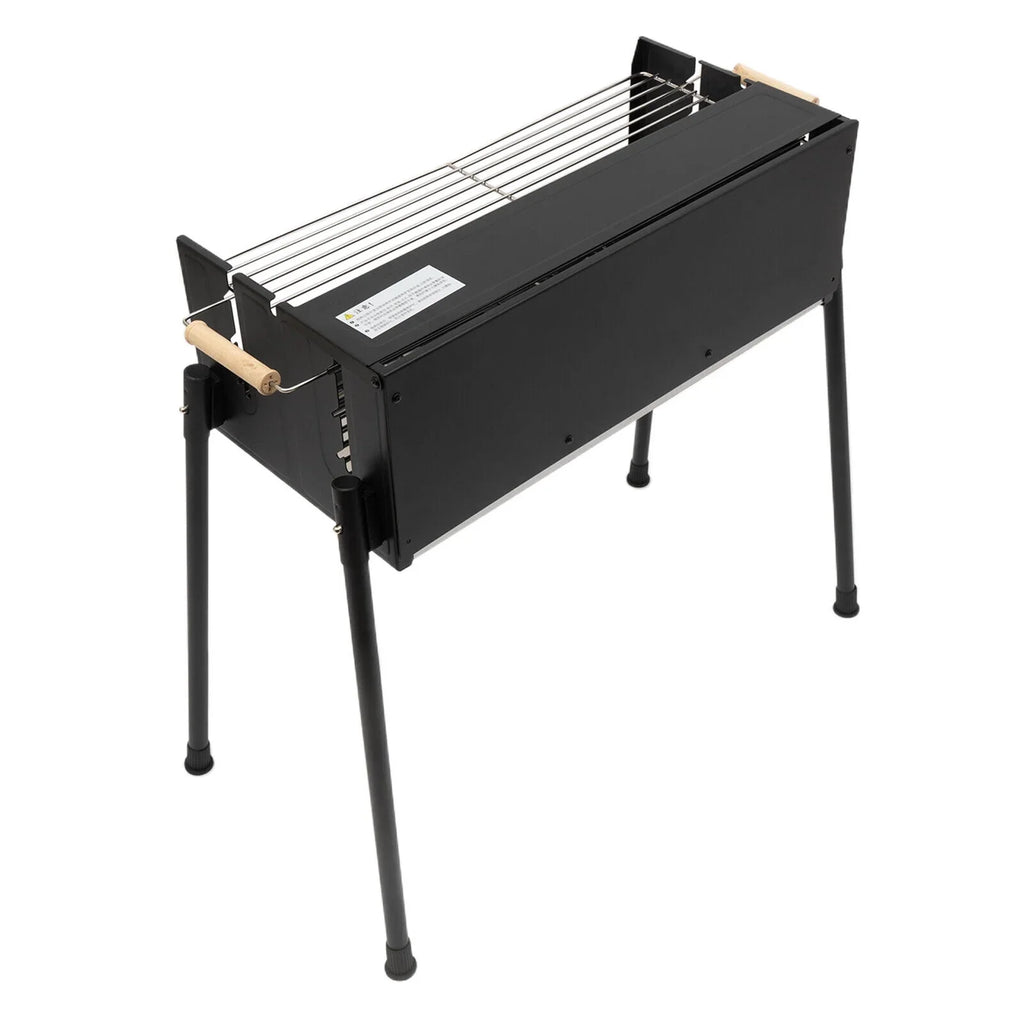 Stainless 304 Picnic Food Grill Steel Grill Kits Barbecue Miumaeov Charcoal Grade Grill Charcoal with for Portable Camping Grill Folding BBQ Tool