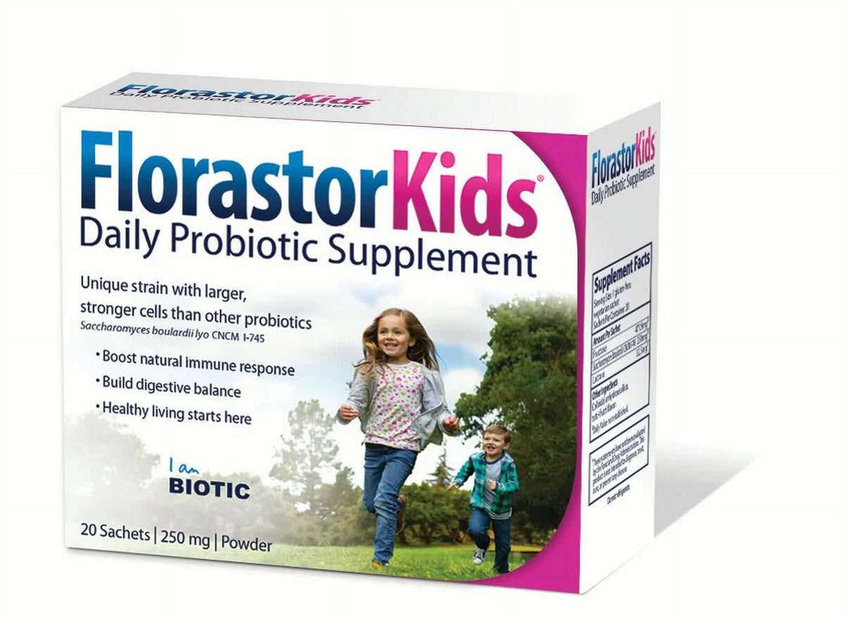 mg; (250 Kids Probiotic Girls for Florastor Boys Sachets) 20 and Daily Supplements
