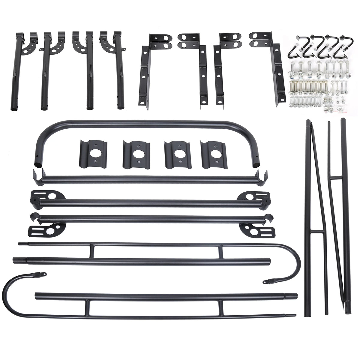 Rack Kayak Truck Contractors Universal Bed Lumber Cab Pickup Inch Bar 1000 Adjustable Over-Cab Side Kojem LBS 60 Rack Long Ladder