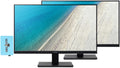Pack) with Docztorm Dock, V7 E V247Y (2 Ideal for Model) (1920x1080) (2024 VGA, FHD 24" 1.4, 100Hz Display, Latest HDMI Bundle & Black IPS Monitor Home 1 1 UM.QV7AA.E01 Vero Business, Acer
