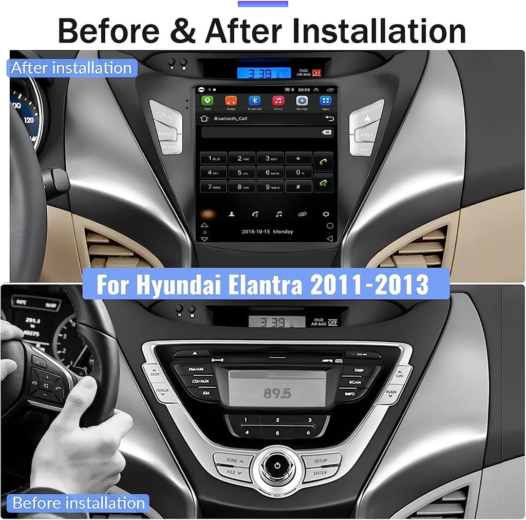 for 9.7'' Backup Camera Android 2012 Touchscreen WIFI Hyundai Mirror with GPS Stereo Car 2013 2G+64G Radio Bluetooth FM Podofo 2011 Link USB, Elantra