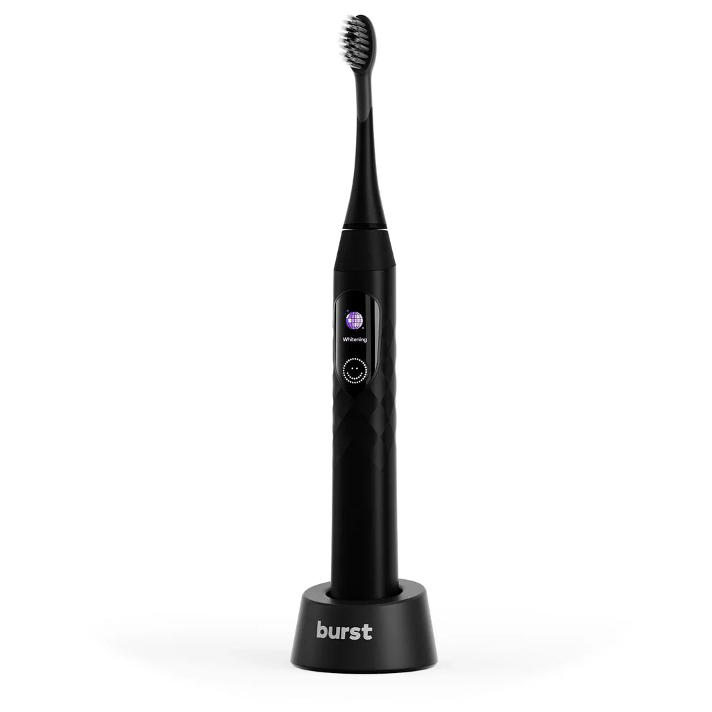 Burst Toothbrush, Sensor, Black Rechargeable Sonic Pressure Pro Electric Toothbrush,
