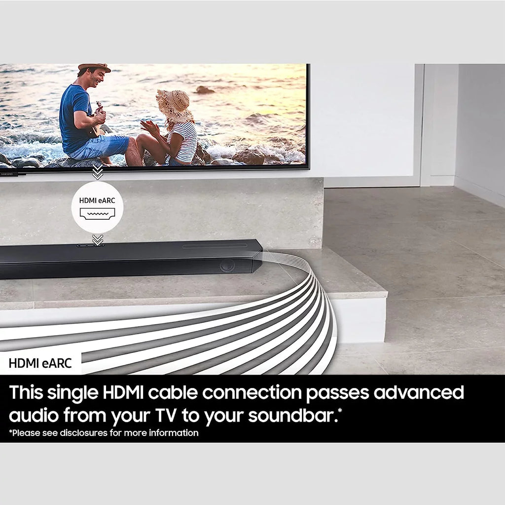 Subwoofer SOUNDBAR-MOUNT (2023) 15lb Compatible Atmos 3.1.2ch a Soundbar for Walts Under HW-Q600C Dolby with Soundbars and with TV