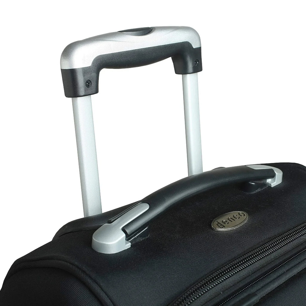 Black Rolling Jayhawks Softside Carry-On MOJO Kansas 21" Suitcase