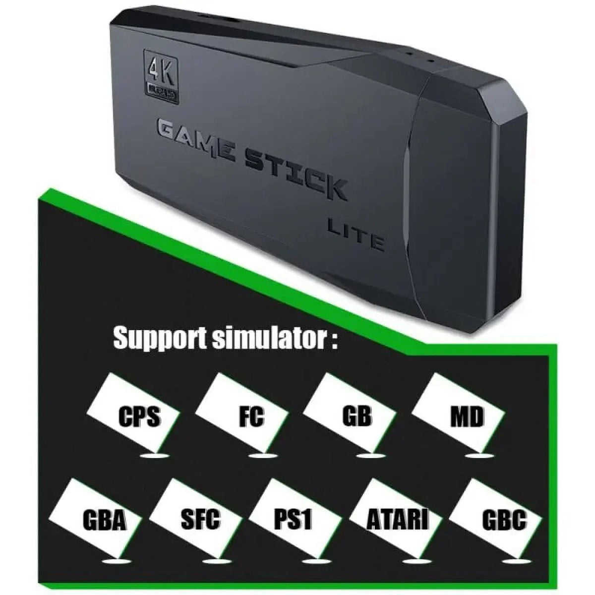 Video TV Family For Classic Controller Retro PS1/GBA/MD 2.4G Game Microea Wireless 4K Gamepads Double Consoles 64G 20000 Gaming Games