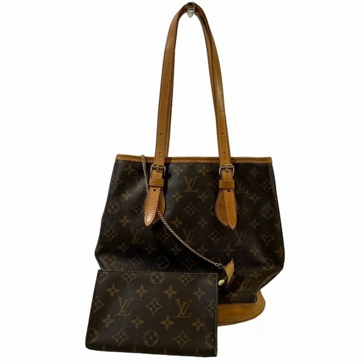 Shoulder Tote Petit Ladies (Fair) M42238 Monogram Pouch Bag Baguette PM with Pre-Owned