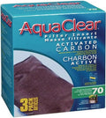 dimension Carbon Activated Packages) Inserts Aquaclear 3/pk - Filter 70 (2