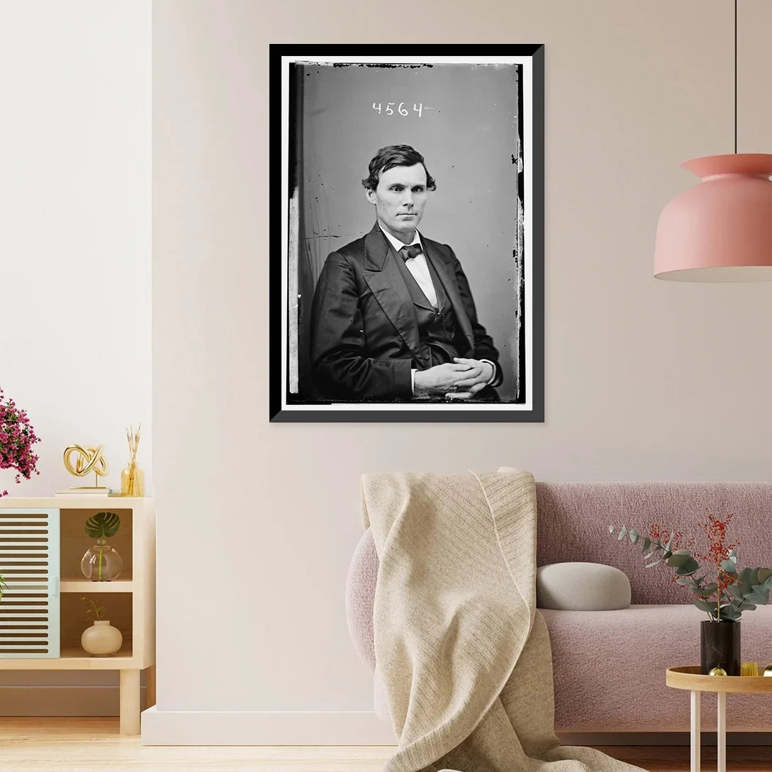 J. 21-7/8" Cartier, 17-7/8" x Historic Framed Print, E.