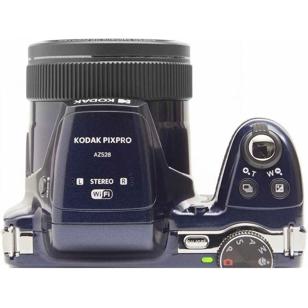 16.4 Megapixel Blue Kodak AZ528 Camera, PIXPRO Bridge