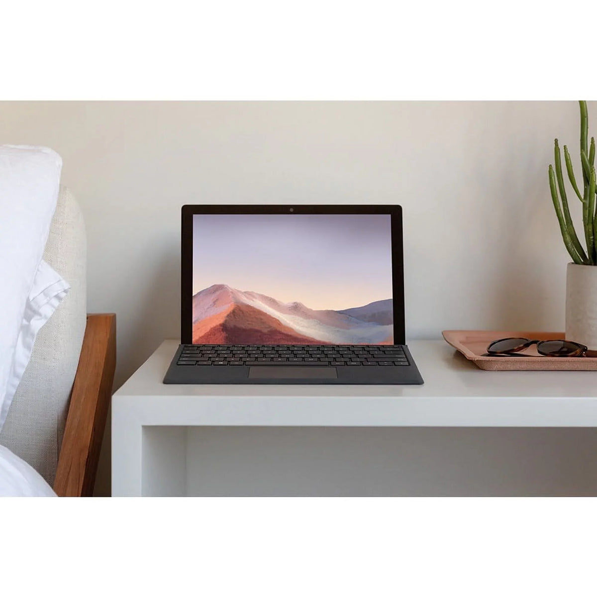 7, Plus i5-1035G4, Home, Core Intel Microsoft Pro PUV-00016 256GB 8GB 10 Windows 12.3" Black, Iris Surface Tablet Touch-Screen, Graphics, Memory, Matte SSD,