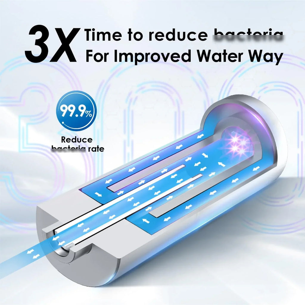Stainless liquid for up Reverse Tim Filter and Baçtёria, Osmosis FCC Year of Filter LED Under to Mercury-Free, Waterdrop 99.9% Ultrąviolët System Reduce Sink UV͎ Certified, System, 50 Life liquid Steel,