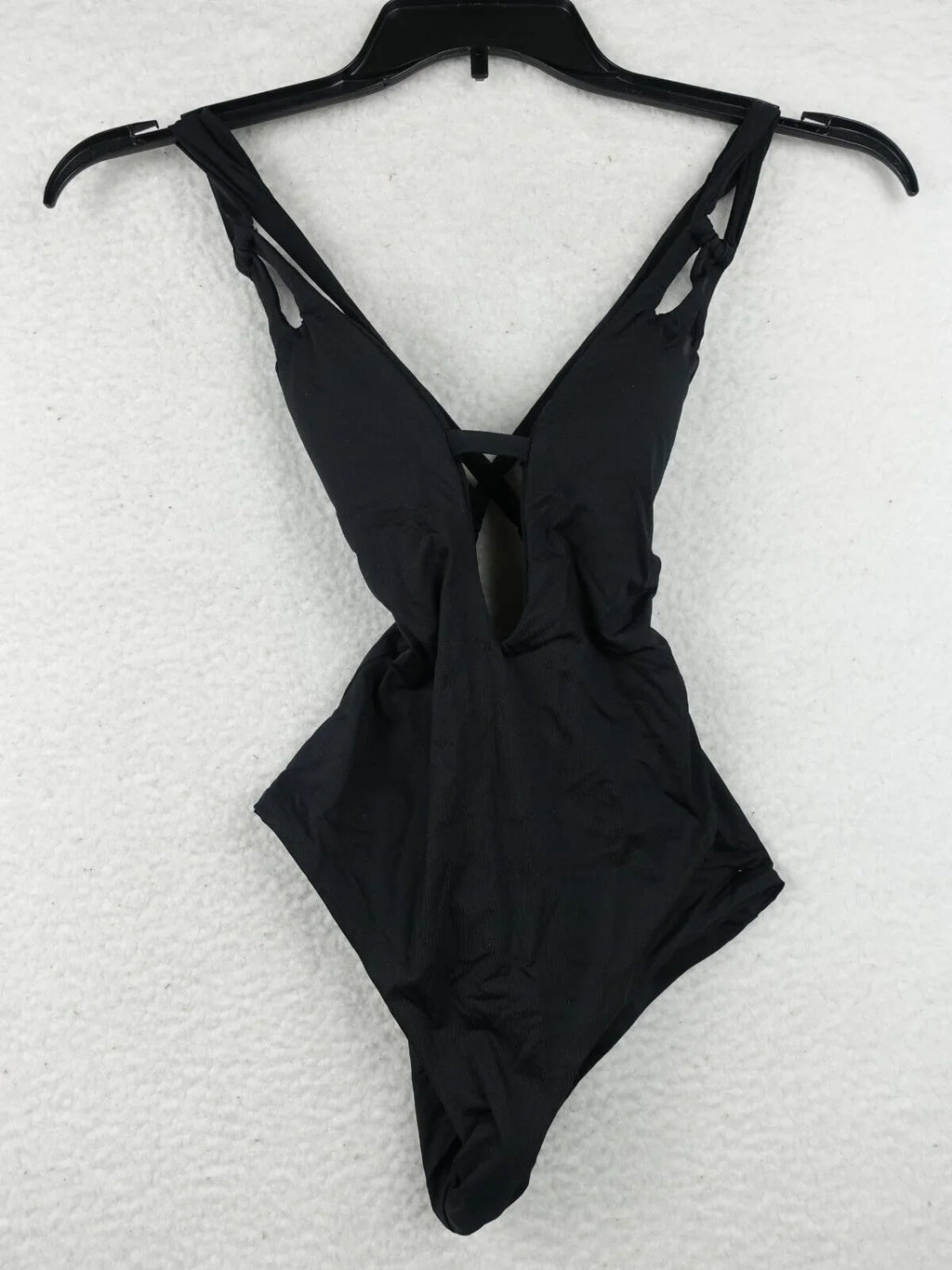 One-Piece Virtue BECCA Code Swimsuit Color XS Rebecca Plunge Black Skylar - -