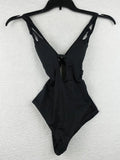 One-Piece Virtue BECCA Code Swimsuit Color XS Rebecca Plunge Black Skylar - -