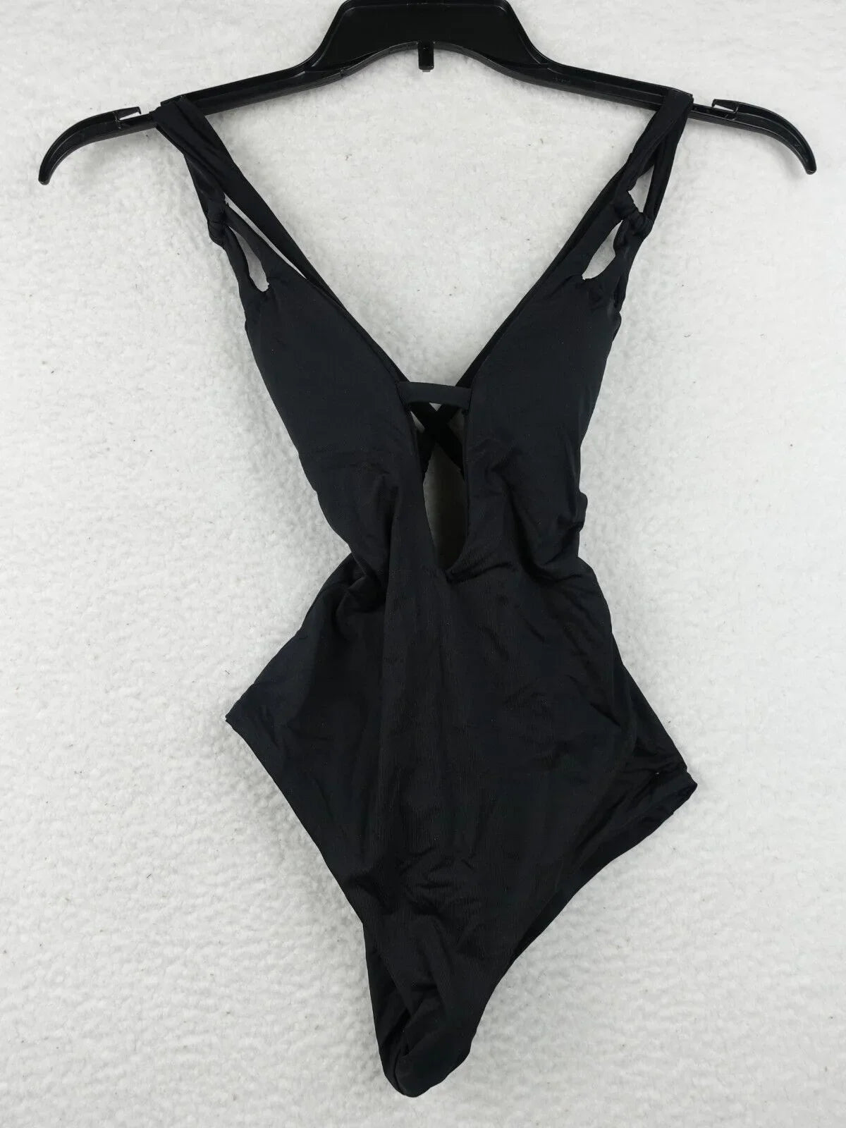 One-Piece Virtue BECCA Code Swimsuit Color XS Rebecca Plunge Black Skylar - -