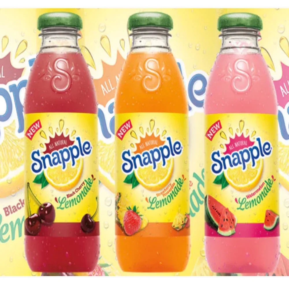 Lemonade Variety 16, Black 5 16 Snapple Lemonade, Strawberry Cherry Oz Pineapple 5 Lemonade, Pack 6 Watermelon