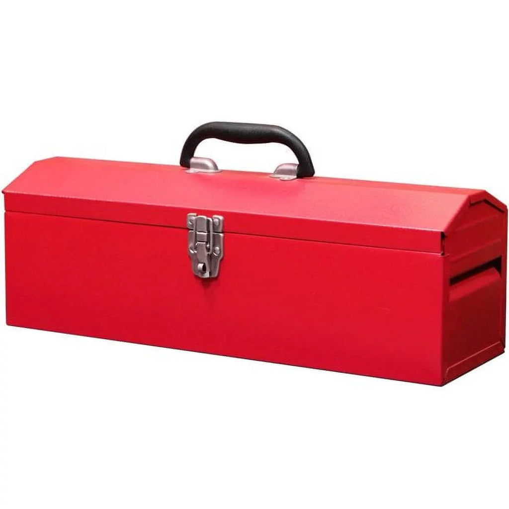 Tool Hip RED Roof Box BIG Storage design 19" for Organizer,Red,W101TB Steel Portable