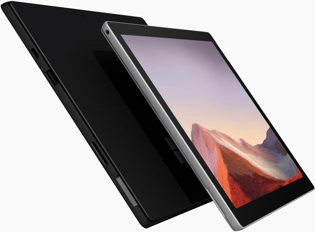 7, Plus i5-1035G4, Home, Core Intel Microsoft Pro PUV-00016 256GB 8GB 10 Windows 12.3" Black, Iris Surface Tablet Touch-Screen, Graphics, Memory, Matte SSD,