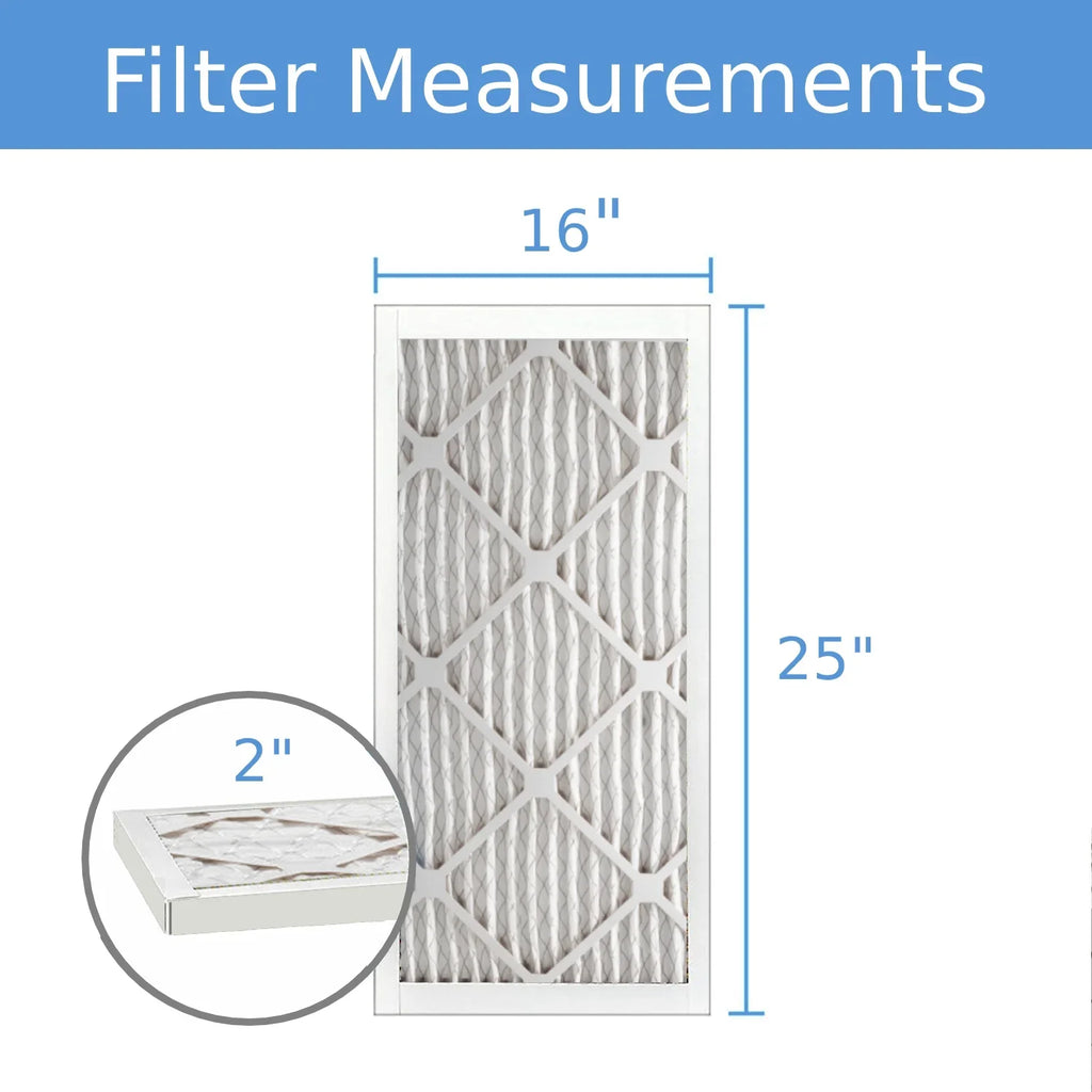 Purolator Extended 16x25x2, Pleated / 40 MERV Filter, Mechanical Air Pack) Guard Hi-E Air (6 8, Surface