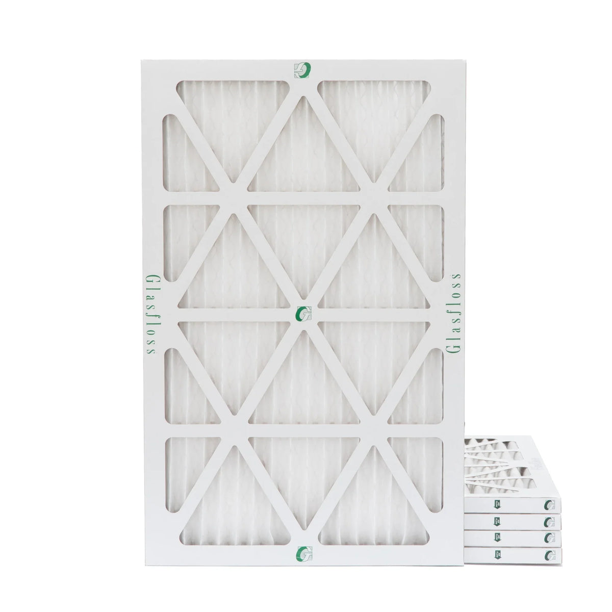 10 9-1/2 ( HVAC Pleated 10x24x1 Quantity 5 Air Filters Exact x Glasfloss. dimension: 7/8 ) x MERV 23-1/2 by