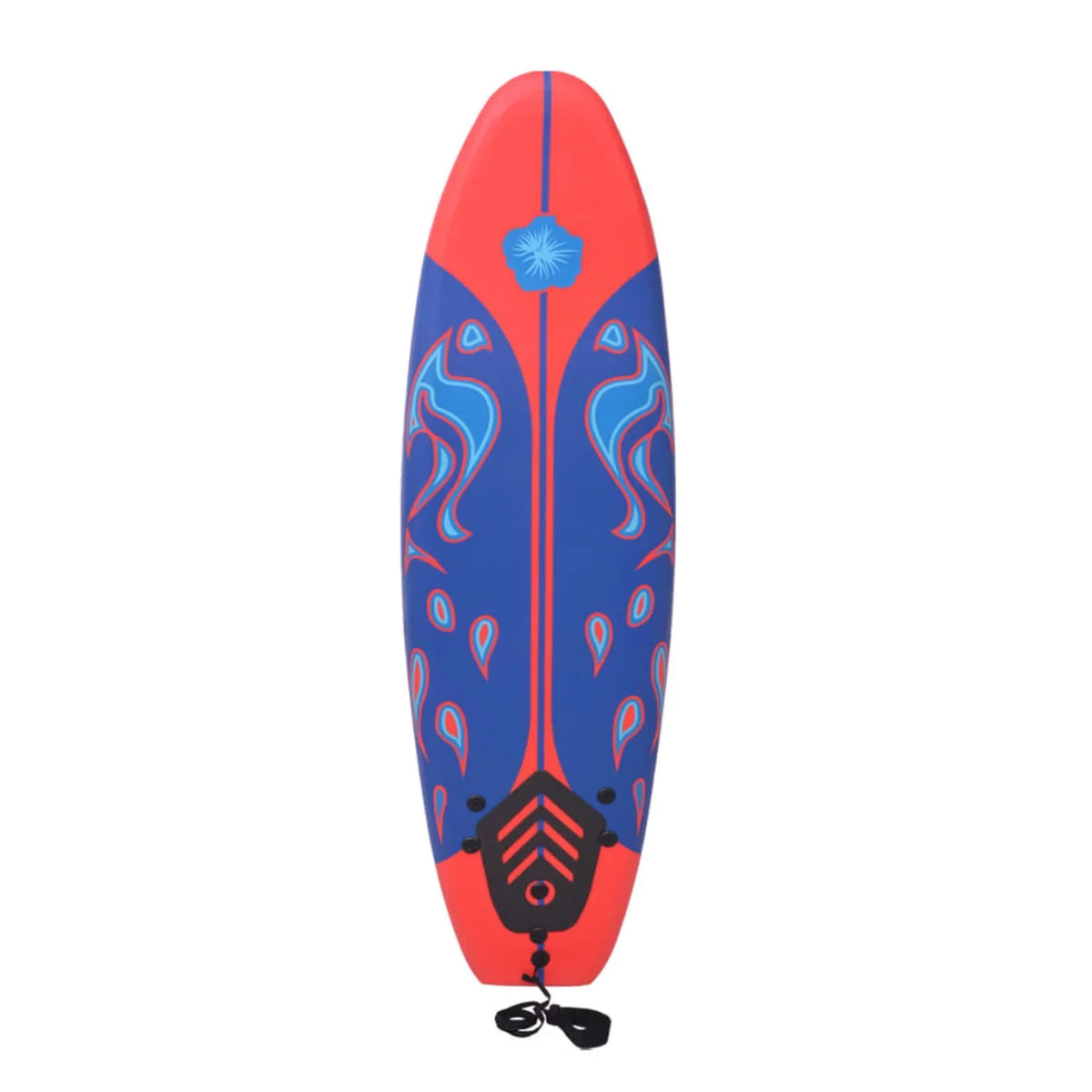 66.9" Irfora and Red Surfboard Blue