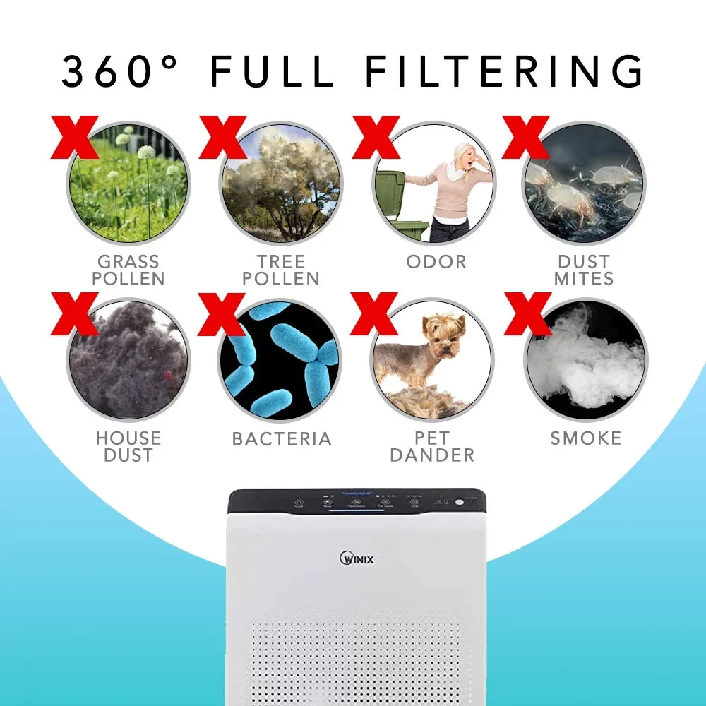 115115 A and 5500 Hepa Filter for 5300-2, Set) 6300-2,P300, Filter C535, 5300 Winix for (1 Replacement