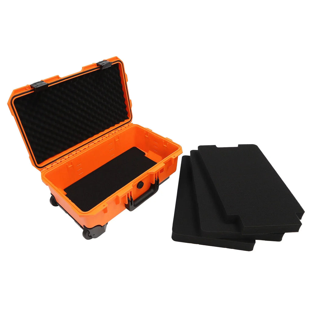 IP67 Digital Case Camera 22" with Foam Tool Camera Case Box Box Case Hard Retractable Pull and Case Waterproof Protective Portable Wheels Miumaeov Handle with Portable Foam