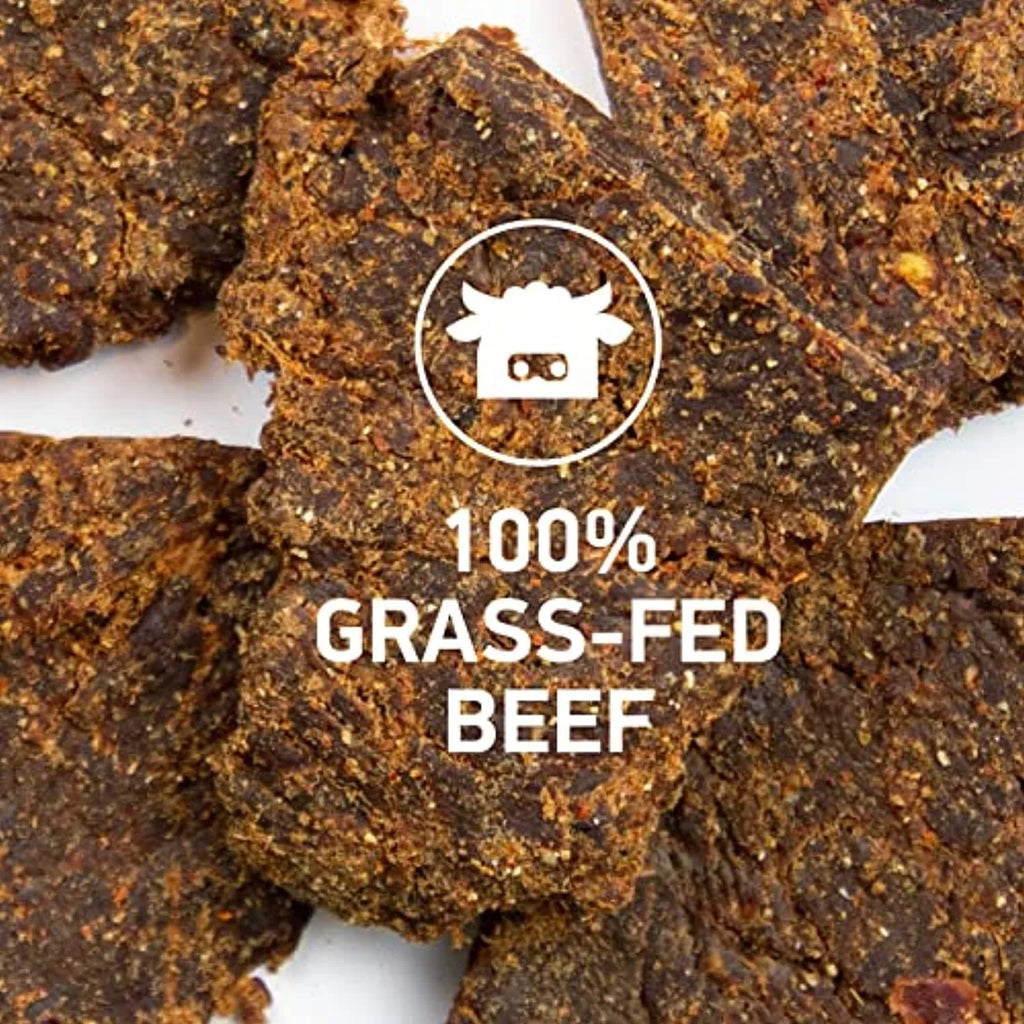 Grass-Fed Chile 2.1 Jerky, Gluten-Free, - No Bags 100% Beef No Ingredients, Oz Hatch Zero Pack) Southwest Artificial (4 Krave Sugar, Beef, Protein, Nitrates 12G