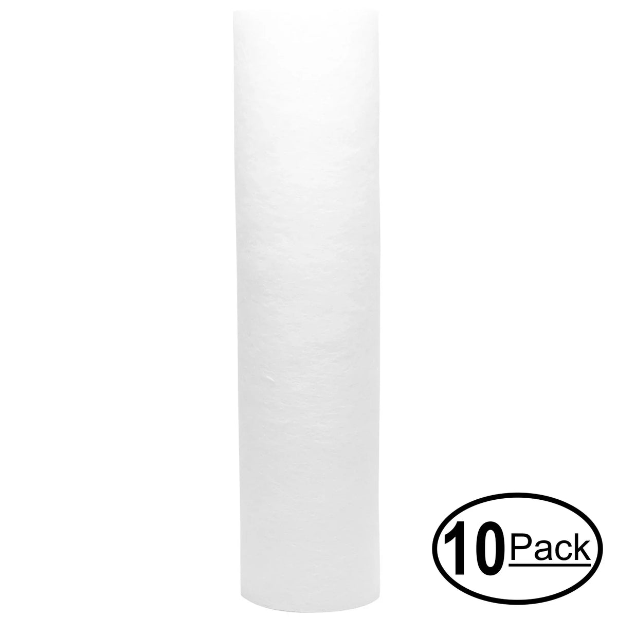 10-inch Sediment Aquasafe - Replacement Stage Aquasafe Aquarium for - II Cartridge Dual RO/DI 10-Pack PRO Brand 8 Purpose 5-Micron Filter Pure Universal for Denali System Polypropylene