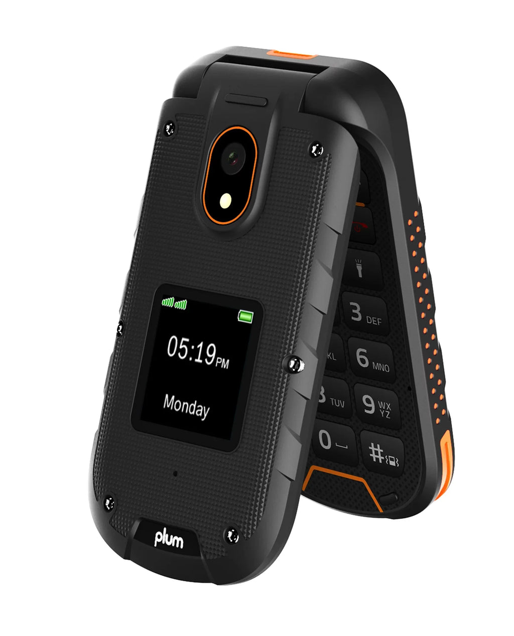 PLUS 4G Plum $11 Speed Sim Unlimited Card Talk Contract LTE Flip Included (Refurbished) Ram No Phone Restored