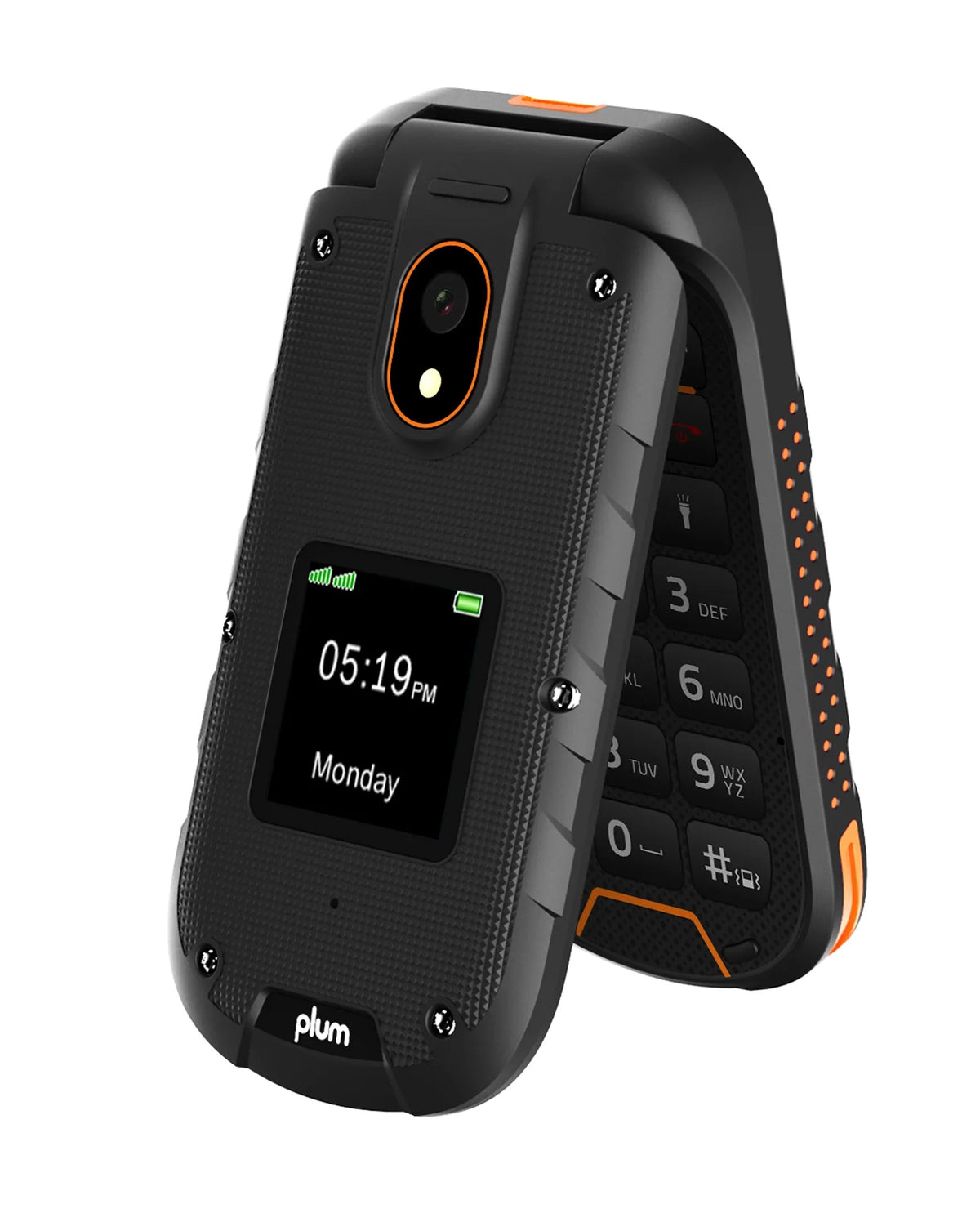 PLUS 4G Plum $11 Speed Sim Unlimited Card Talk Contract LTE Flip Included (Refurbished) Ram No Phone Restored