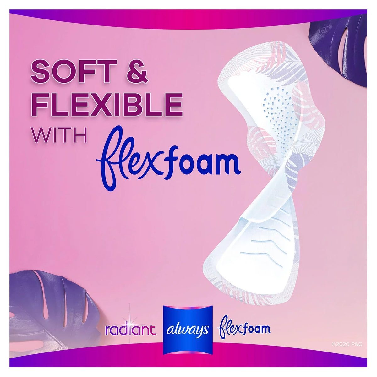 Pads, 1, Scented Regular Absorbency, Always (76 dimension Radiant ct.)