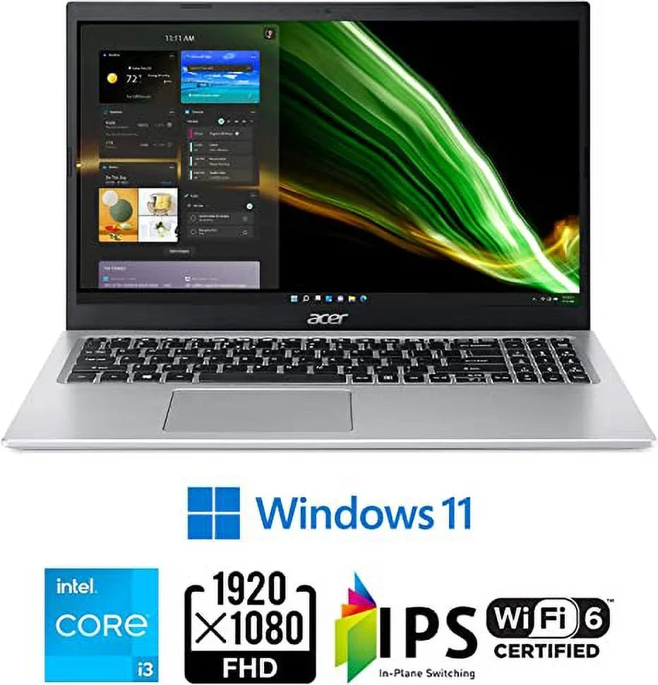 ASPIRE 15.6" A515-56-33C0 SSD FHD - ACER 5 4GB SILVER I3-1115G4 128GB