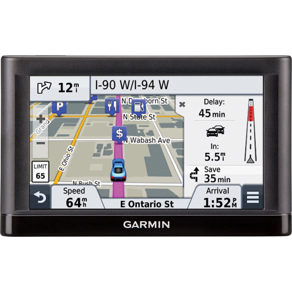 Traffic nuvi Navigation Garmin Maps Lifetime System with 55LMT5" GPS and