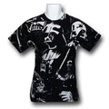 Full Wars Vaders Large Sublimated Print Star T-Shirt-Men's